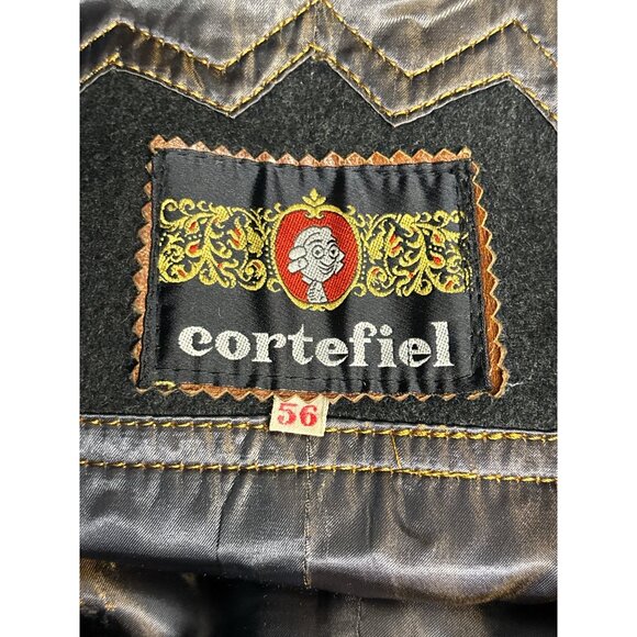 Cortefiel Charcoal Wool Overcoat Coat Jacket – Size 56 (XXL) – 100% Virgin Wool - Picture 3 of 8